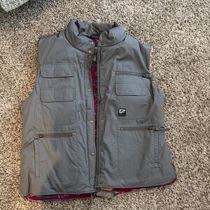 Legendary Whitetails Gray Vest with Pink Lining